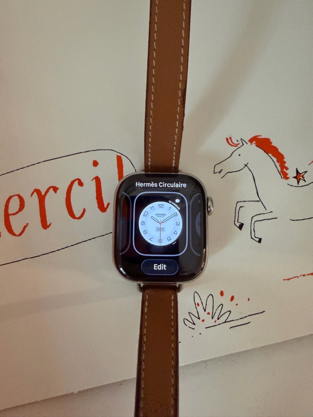 Hermes Series 10 Apple Watch & Bands - Double Tour 42mm Hapi Attelage EUC - Picture 7 of 16